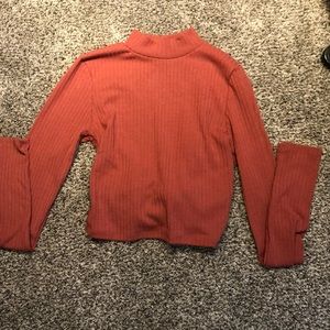 Open Back Crop Long Sleeve